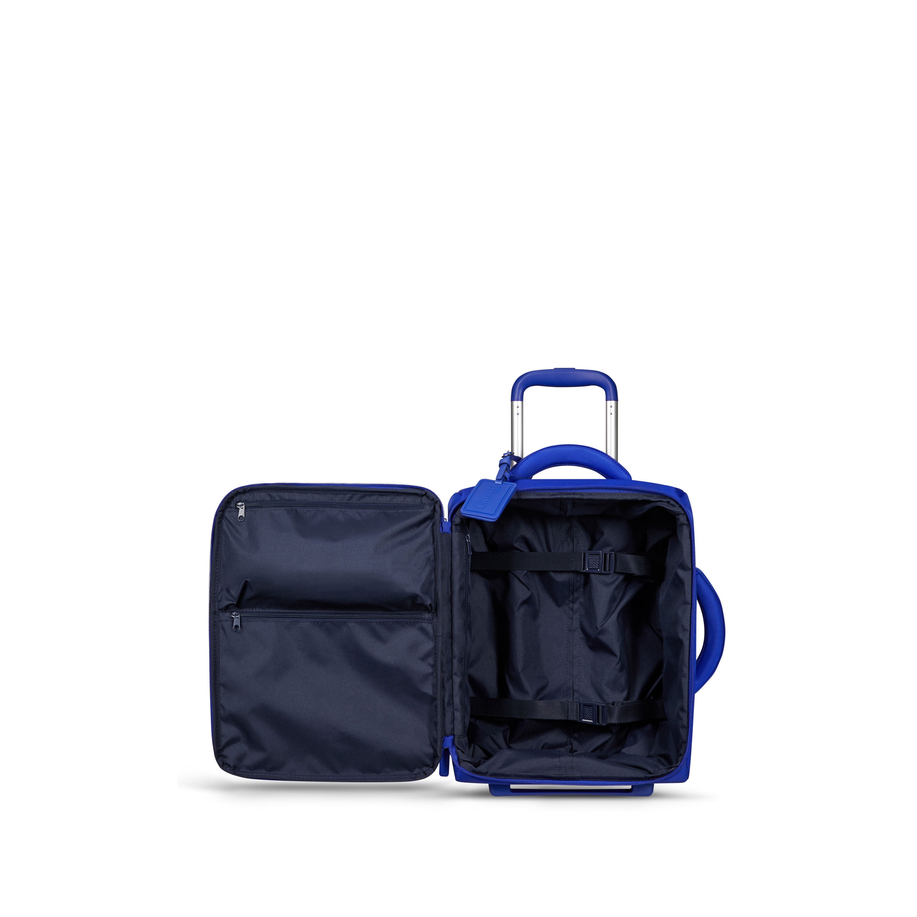 Foldable Plume Mini Cabin Upright in the color Magnetic Blue. image number 2
